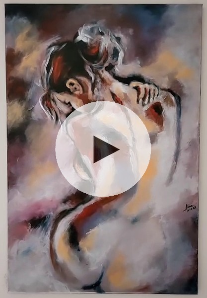 ArteDiAlina.com painting: Human Touch